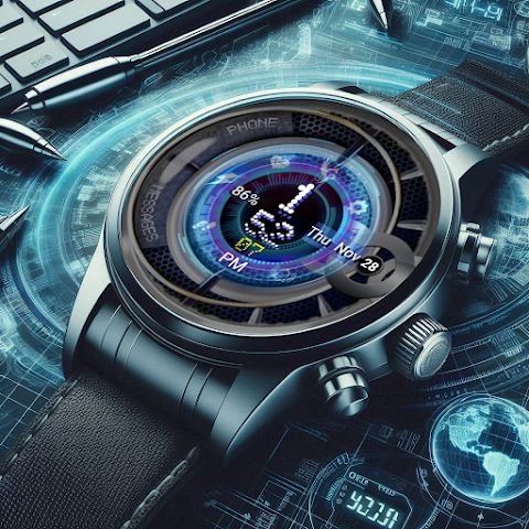 Proton X Wear OS Watch Face screenshot