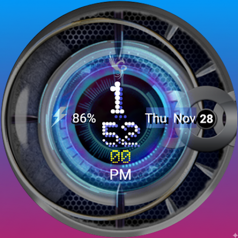 Proton X Wear OS Watch Face screenshot