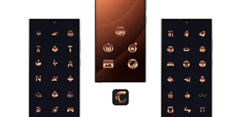 Bronze Copper Icon Pack screenshot