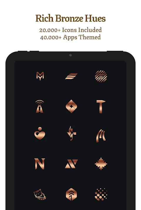 Bronze Copper Icon Pack screenshot