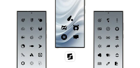 Dark Side Black Icon Pack screenshot