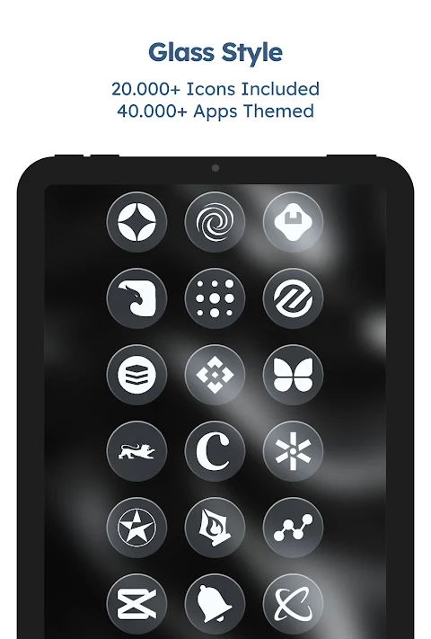 Glassy Round OS Icon Pack screenshot