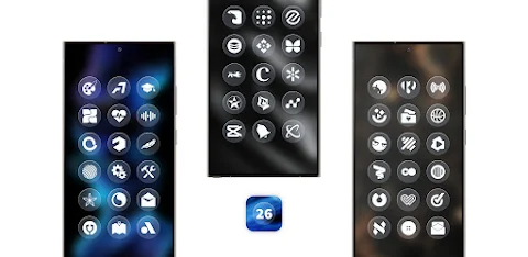 Glassy Round OS Icon Pack screenshot