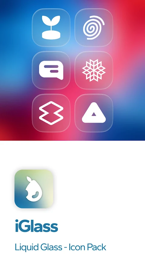 iGlass OS 26 Icon Pack screenshot