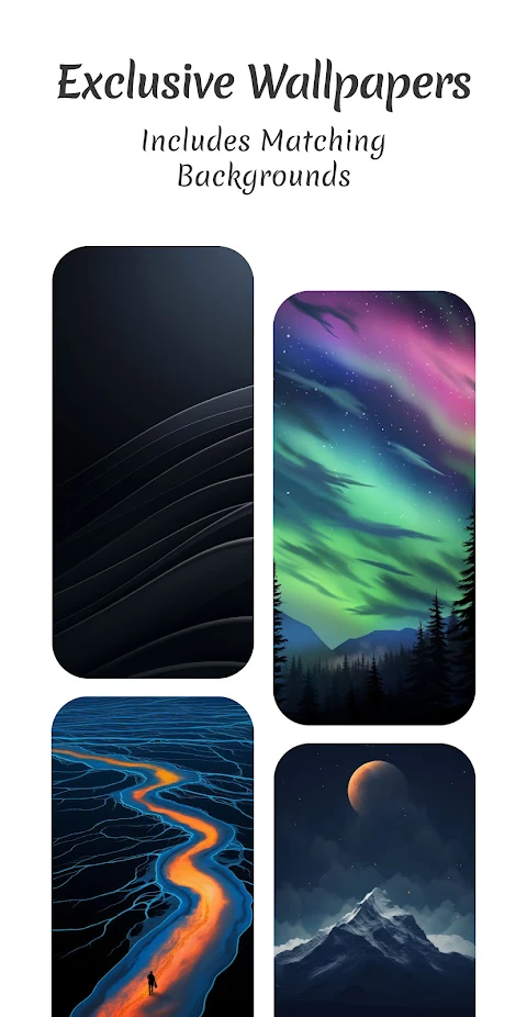 Midnight Dark Icon Pack screenshot