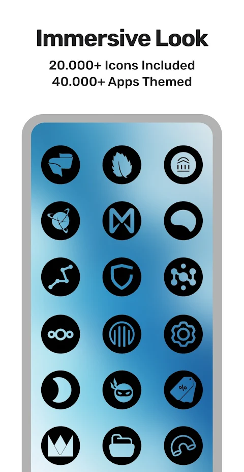 Night Void Icon Pack screenshot