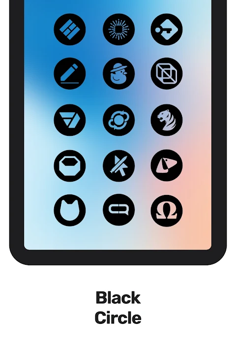 Night Void Icon Pack screenshot