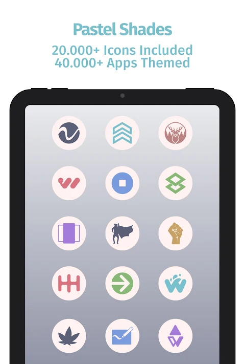 Pastel Light Icon Pack screenshot