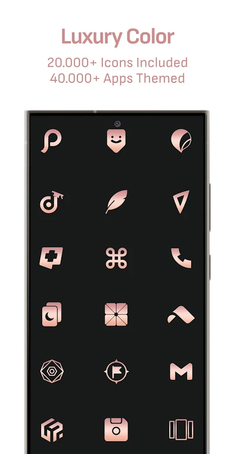 Rose Gold Icon Pack screenshot