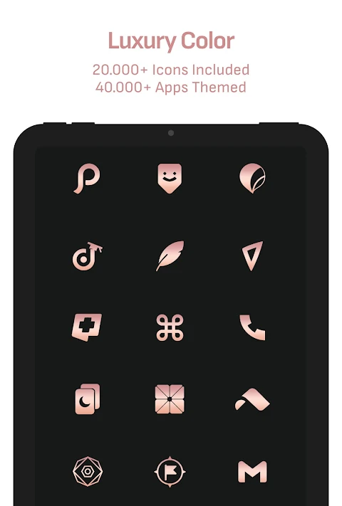 Rose Gold Icon Pack screenshot