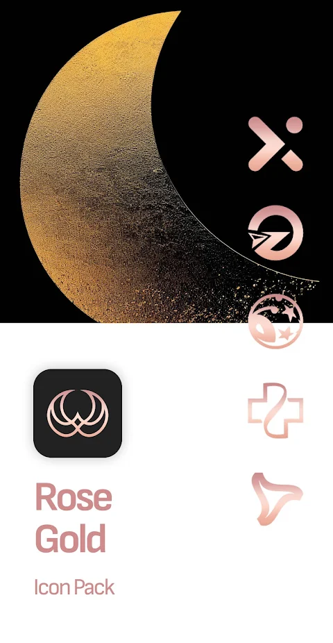 Rose Gold Icon Pack screenshot
