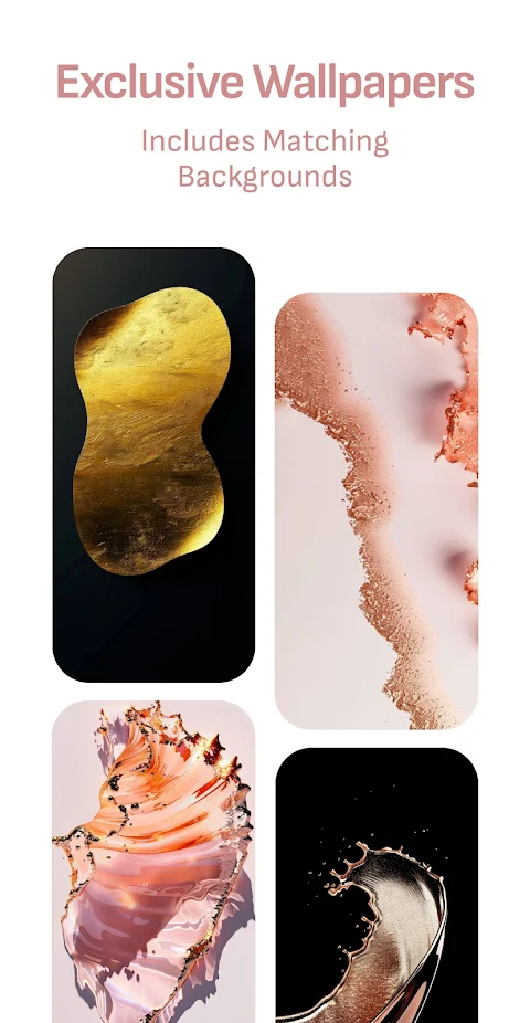 Rose Gold Icon Pack screenshot