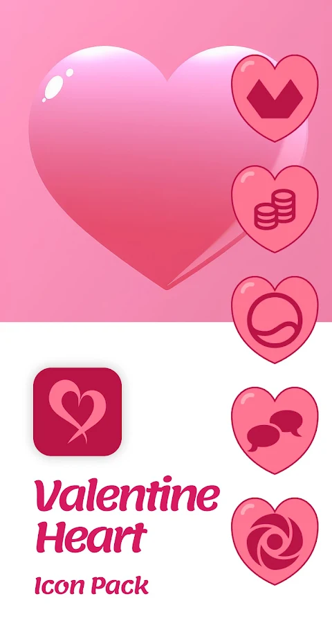 Valentine Heart Icon Pack screenshot