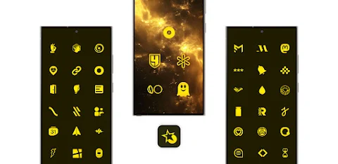 Yellow Star Icon Pack screenshot