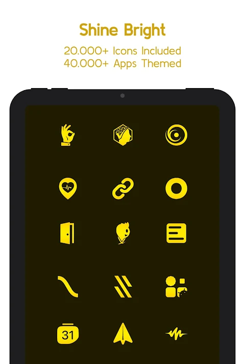 Yellow Star Icon Pack screenshot