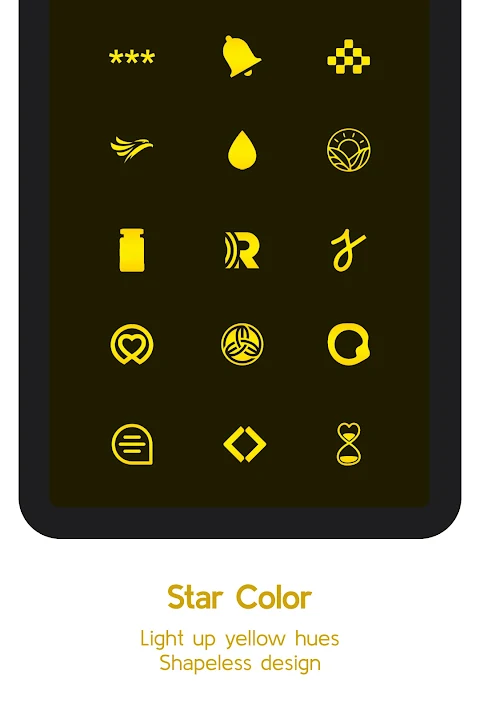 Yellow Star Icon Pack screenshot
