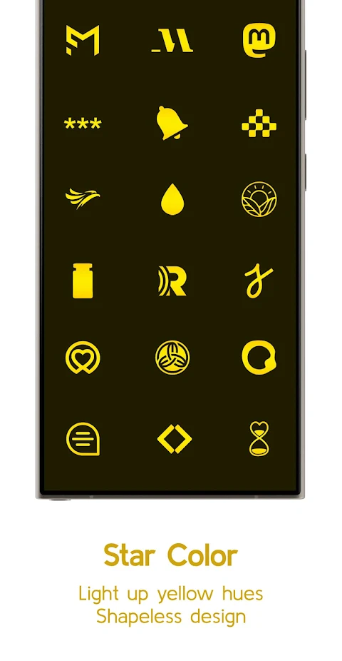 Yellow Star Icon Pack screenshot