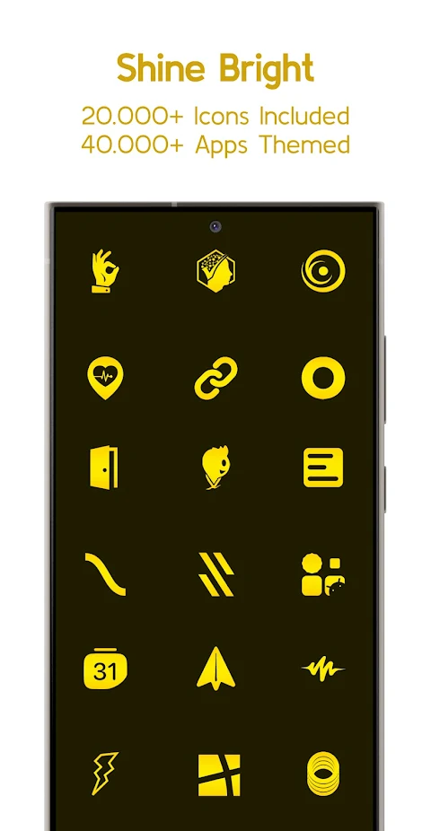 Yellow Star Icon Pack screenshot