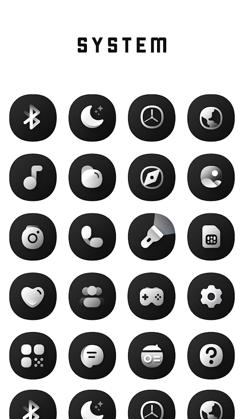 Black Icon Pack screenshot