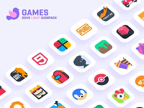 Dove Light : Icon Pack screenshot