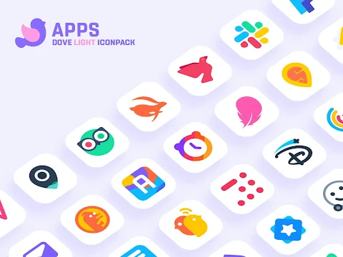 Dove Light : Icon Pack screenshot