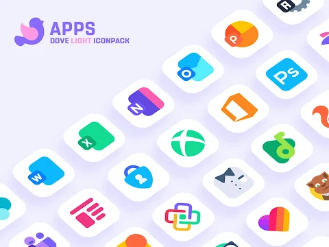 Dove Light : Icon Pack screenshot