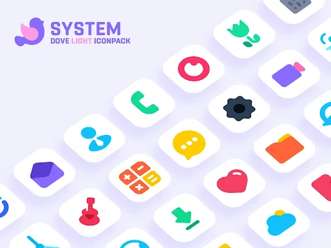 Dove Light : Icon Pack screenshot