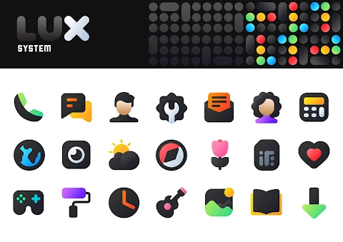 LuX IconPack screenshot