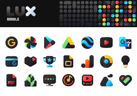 LuX IconPack screenshot