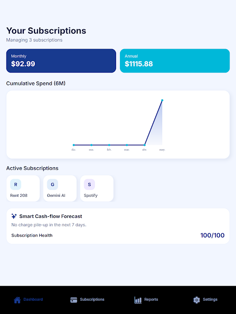 SubTracker – Subs Manager screenshot