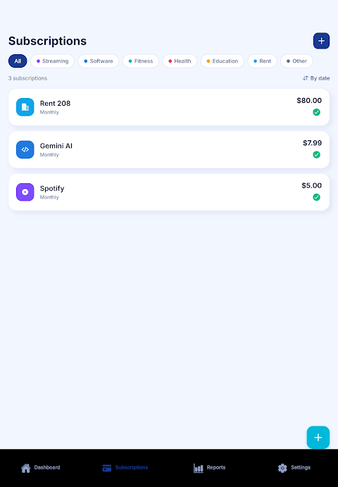 SubTracker – Subs Manager screenshot