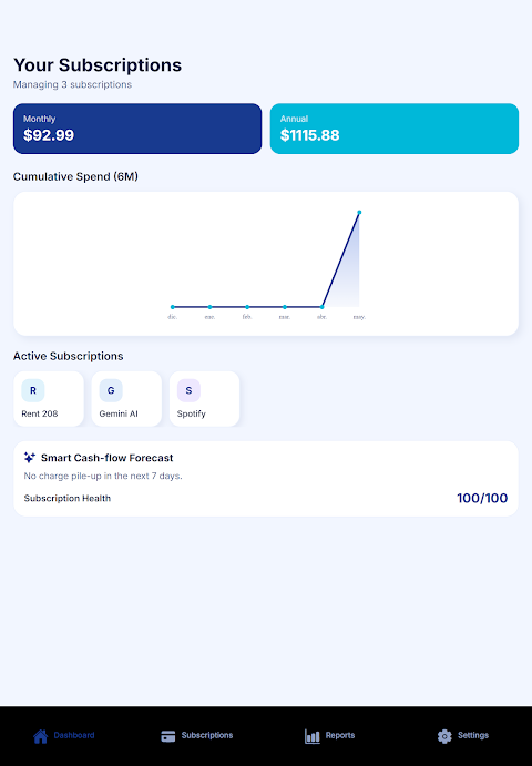 SubTracker – Subs Manager screenshot