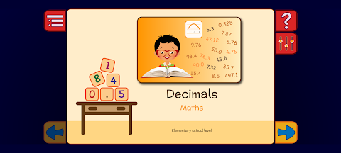 Decimals & Fractions Maths screenshot