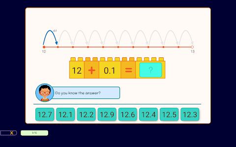 Decimals & Fractions Maths screenshot
