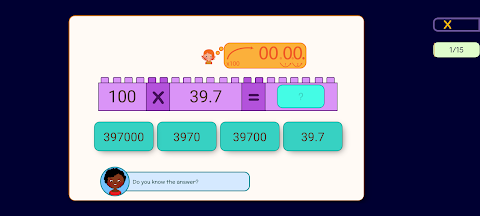 Decimals & Fractions Maths screenshot