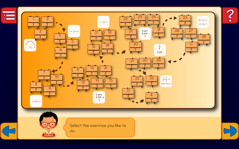 Decimals & Fractions Maths screenshot