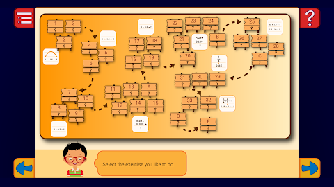 Decimals & Fractions Maths screenshot