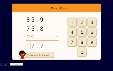 Decimals & Fractions Maths screenshot