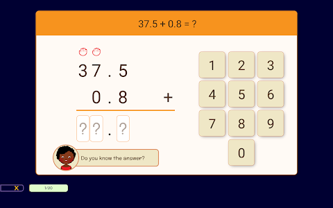 Decimals & Fractions Maths screenshot