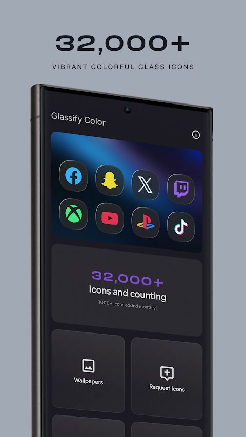 Glassify Color Icons screenshot