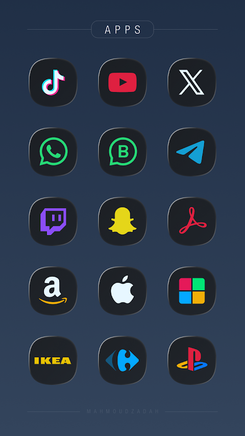 Glassify Color Icons screenshot