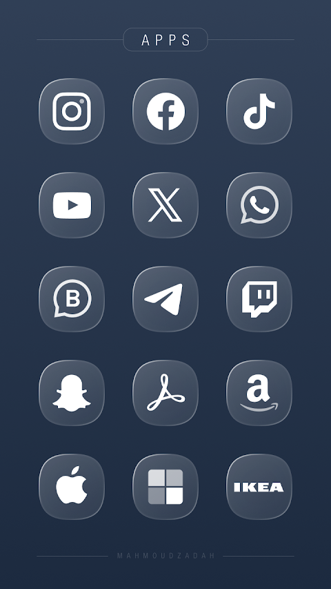 Glassify Glass Icons screenshot