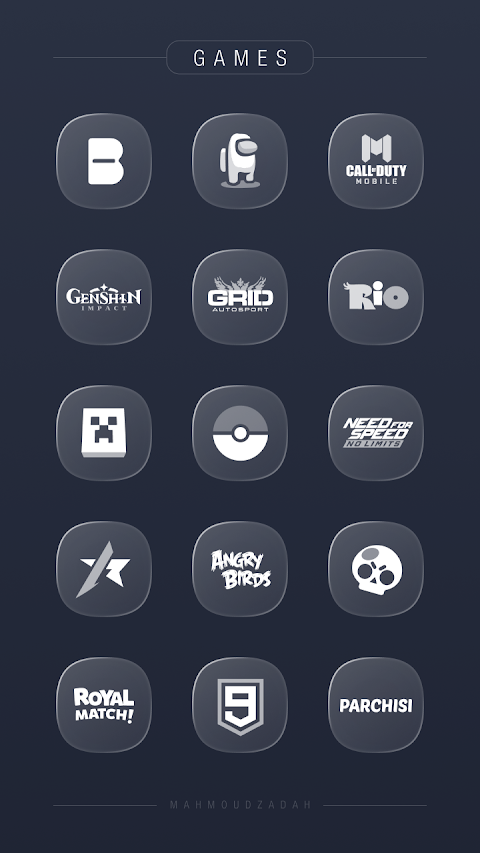 Glassify Glass Icons screenshot