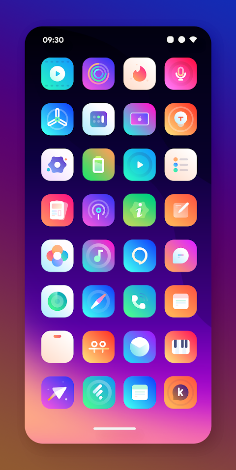 Gladient Icon Pack iOS Style screenshot