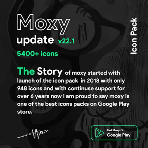 Moxy Shapeless Icons screenshot