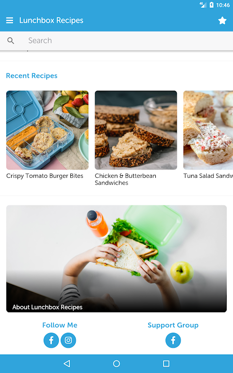 Lunchbox Recipes screenshot