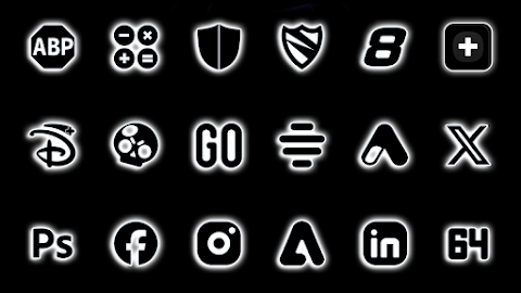 Neon-W Icon Pack screenshot
