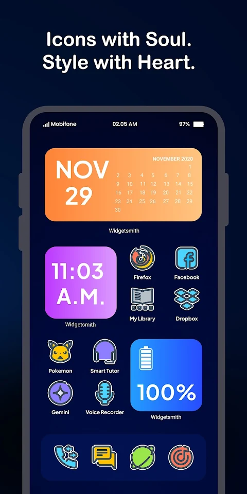 Sticker UI – Icon Pack Android screenshot