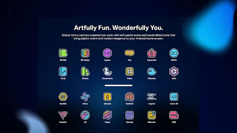 Sticker UI – Icon Pack Android screenshot