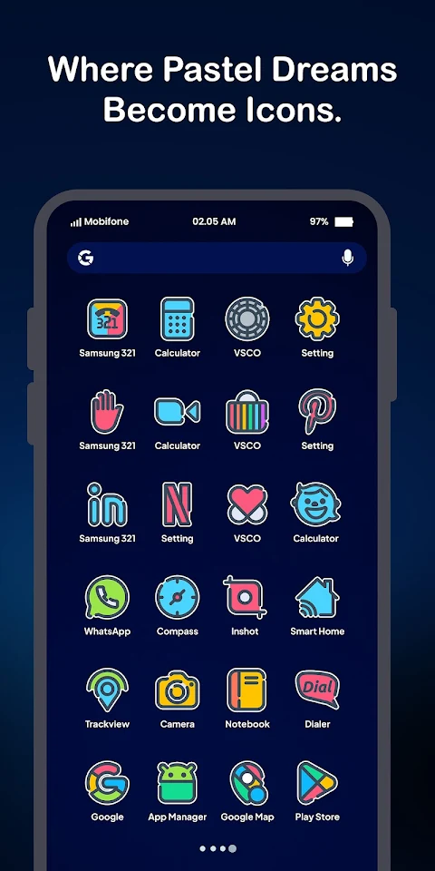 Sticker UI – Icon Pack Android screenshot